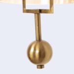 Decorative Amber Glass Wall Light (Bulb Not Included) - Image 9