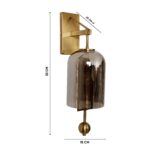 Smokey Glass Wall Lamp (Bulb Not Included) - Image 9