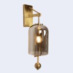 Smokey Glass Wall Lamp (Bulb Not Included) - Image 5