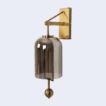 Smokey Glass Wall Lamp (Bulb Not Included) - Image 7