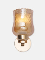 Amber Glass Wall Lamp (Bulb Not Included) - Image 3