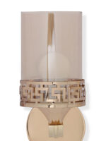 Indoor Amber Glass Wall Sconce (Bulb Not Included) - Image 5