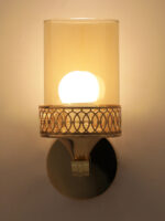Amber Glass Wall Lamp (Bulb Not Included) - Image 3