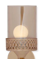 Amber Glass Wall Lamp (Bulb Not Included) - Image 4