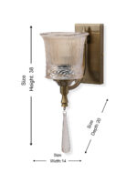 Indoor Glass Wall Light (Bulb Not Included) - Image 9