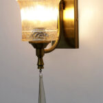 Indoor Glass Wall Light (Bulb Not Included)