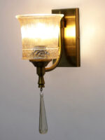 Indoor Glass Wall Light (Bulb Not Included)