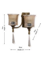 Double Holder Wall Light (Bulb Not Included) - Image 12