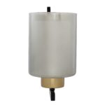 Indoor Smokey Glass Wall Lamp (Bulb Not Included) - Image 2