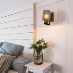 Indoor Smokey Glass Wall Lamp (Bulb Not Included) - Image 8