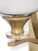 Smokey Glass Wall Sconce (Bulb Not Included) - Image 5