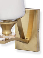 Smokey Glass Wall Sconce (Bulb Not Included) - Image 7