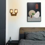 Somkey Glass Double Holder Lamp (Bulb Not Included)