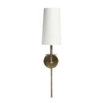 White Color Fabric Wall Lamp (Bulb Not Included) - Image 2