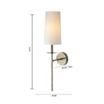 White Color Fabric Wall Lamp (Bulb Not Included) - Image 10