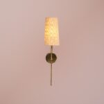 Beige Color Fabric Wall Lamp (Bulb Not Included) - Image 3