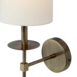 White Color Fabric Wall Lamp (Bulb Not Included) - Image 9