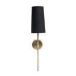 Black Color Fabric Shade Wall Lamp (Bulb Not Included) - Image 2