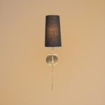 Black Color Fabric Shade Wall Lamp (Bulb Not Included) - Image 3