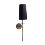 Black Color Fabric Shade Wall Lamp (Bulb Not Included) - Image 5