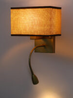 Decorative Indoor Fabric Wall Lamp (Bulb Not Included)