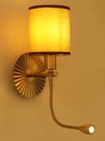 Fabric Shade Wall Light (Bulb Not Included)