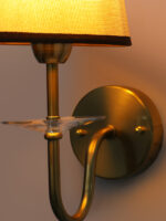 Decorative Fabric Shade Wall Lamp (Bulb Not Included) - Image 5