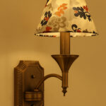 Fabric Shade Indoor Wall Lamp (Bulb Not Included)