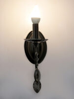 Wall Lamp With Hanging Crystals (Bulb Not Included) - Image 3