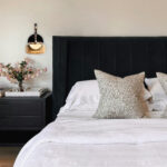 Amber Glass LED Hanging Wall Light