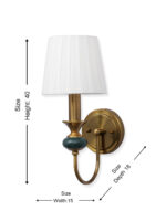 Fabric Shade Indoor Wall Lamp (Bulb Not Included) - Image 8