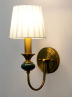 Fabric Shade Indoor Wall Lamp (Bulb Not Included)