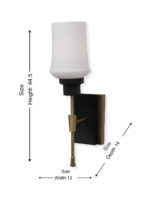 Frosted Glass Wall Light (Bulb Not Included) - Image 11