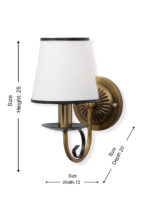 Frosted Glass Wall Lamp (Bulb Not Included) - Image 9