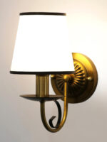 Frosted Glass Wall Lamp (Bulb Not Included)