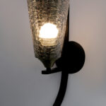 Somkey Glass Indoor Wall Sconce (Bulb Not Included)