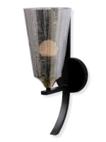 Somkey Glass Indoor Wall Sconce (Bulb Not Included) - Image 4