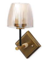 Amber Glass Wall Light (Bulb Not Included) - Image 2