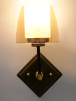 Amber Glass Wall Light (Bulb Not Included) - Image 3