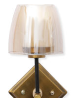Amber Glass Wall Light (Bulb Not Included) - Image 5