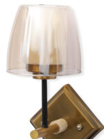 Amber Glass Wall Light (Bulb Not Included) - Image 6