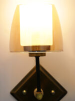 Amber Glass Wall Light (Bulb Not Included) - Image 7