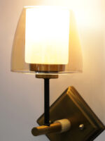 Amber Glass Wall Light (Bulb Not Included) - Image 8