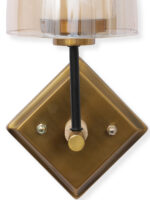 Amber Glass Wall Light (Bulb Not Included) - Image 9