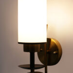 White Glass Wall Light (Bulb Not Included)