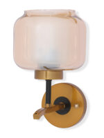 Amber Glass Wall Lamp (Bulb Not Included) - Image 4