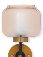 Amber Glass Wall Lamp (Bulb Not Included) - Image 5