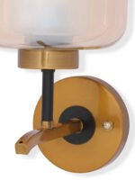 Amber Glass Wall Lamp (Bulb Not Included) - Image 8