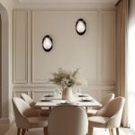 Glossy Black LED Wall Light