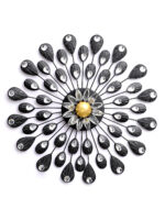 Black Metal LED Wall Lamp - Image 2